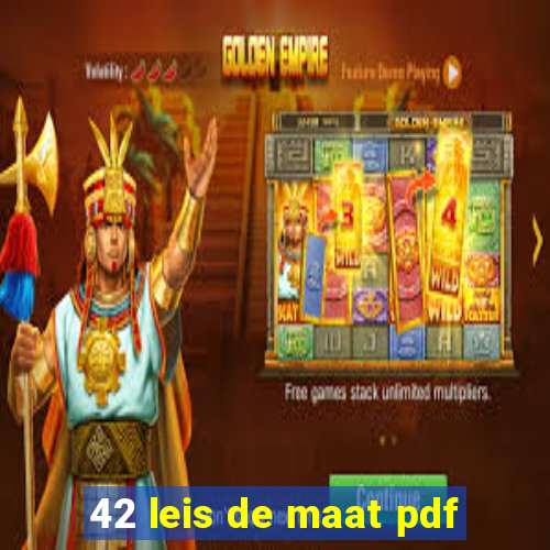 42 leis de maat pdf